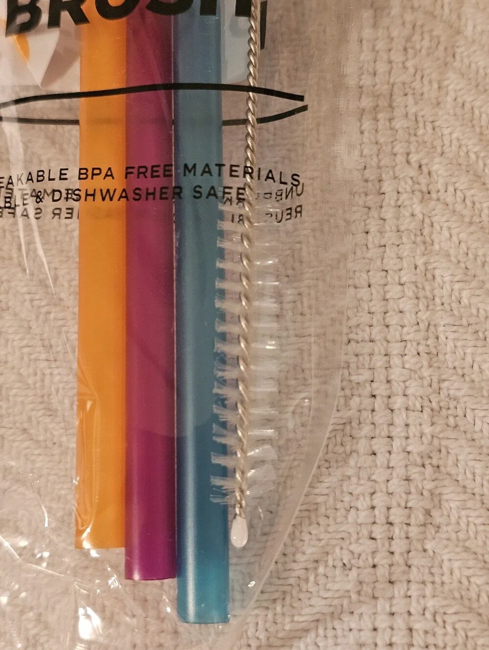 3-Pack Colorful Clear Tumbler Set